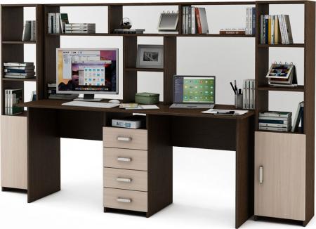 Уголок школьника Нео-11 с надстройкой вариант 3