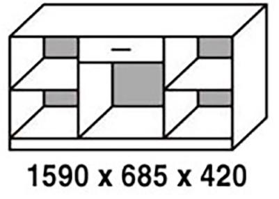 Комод Прованс-25 вариант 2