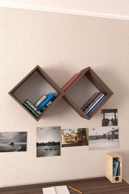 Полка для книг Лайн-5 вариант 3