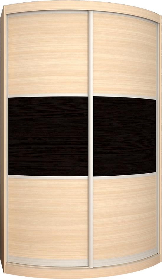 Радиусный шкаф-купе Лайн-3 вариант 1