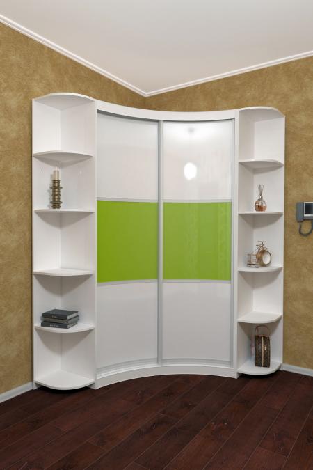 Радиусный шкаф-купе Лайн-20 вариант 3