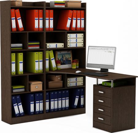 Стол-стеллаж Маунт-286 вариант 3