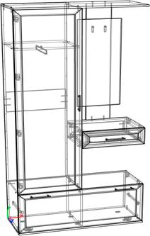Прихожая Арнем-1 вариант 3