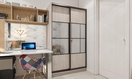 Шкаф-купе Лофт-14 вариант 1