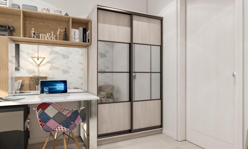 Шкаф-купе Лофт-14 вариант 2