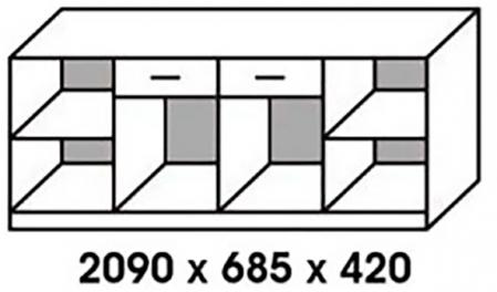 Комод Прованс-26 вариант 1