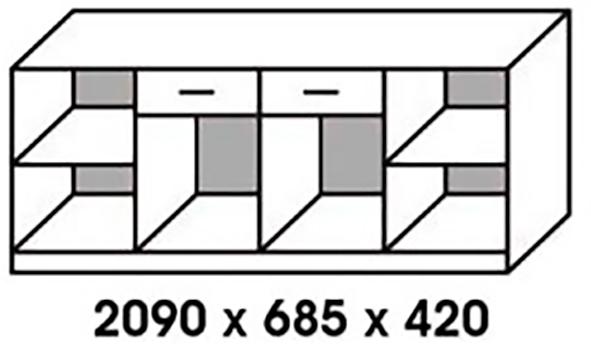 Комод Прованс-26 вариант 2