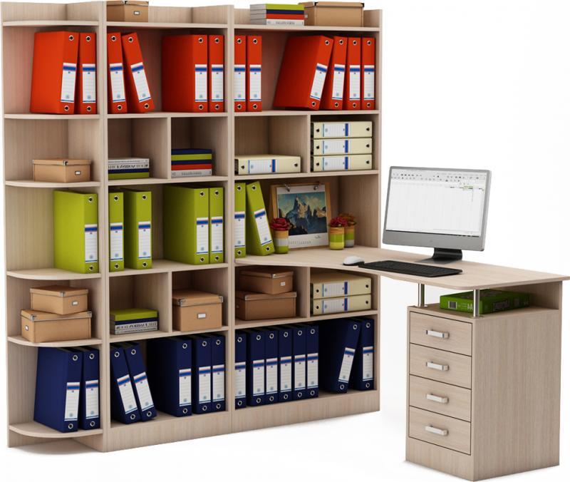 Стол-стеллаж Маунт-2863 вариант 1