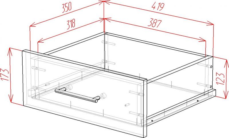 Комод Омега-15-М вариант 5