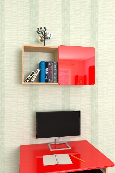 Полка для книг Лайн-1 вариант 3