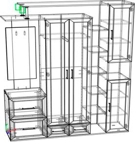 Прихожая Арнем-9 вариант 2