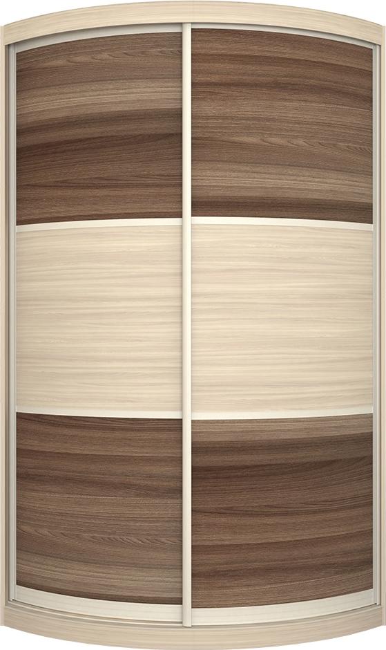 Радиусный шкаф-купе Лайн-4 вариант 1