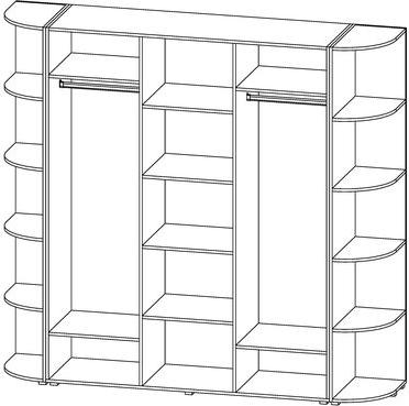 Радиусный шкаф Алексa-15 - Схема