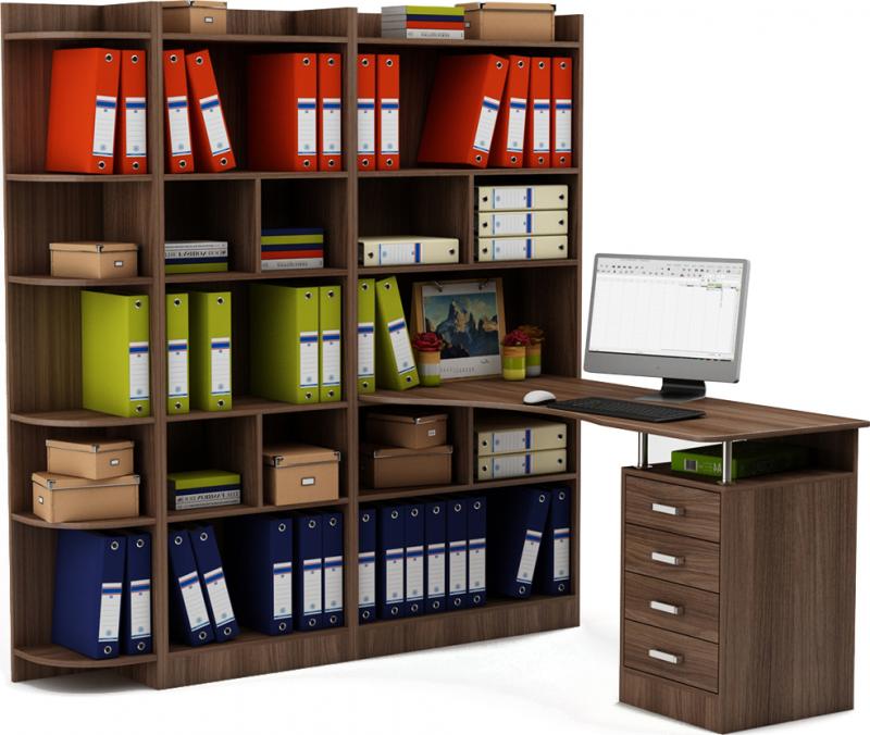 Стол-стеллаж Маунт-2863 вариант 5