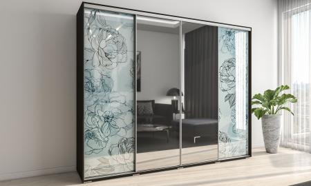 Шкаф-купе Модерн-25 вариант 1