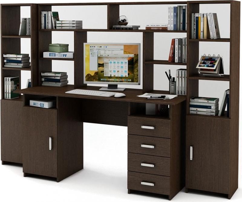 Уголок школьника Нео-7 с надстройкой вариант 3