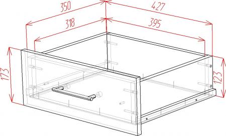 Комод Омега-15-М вариант 5