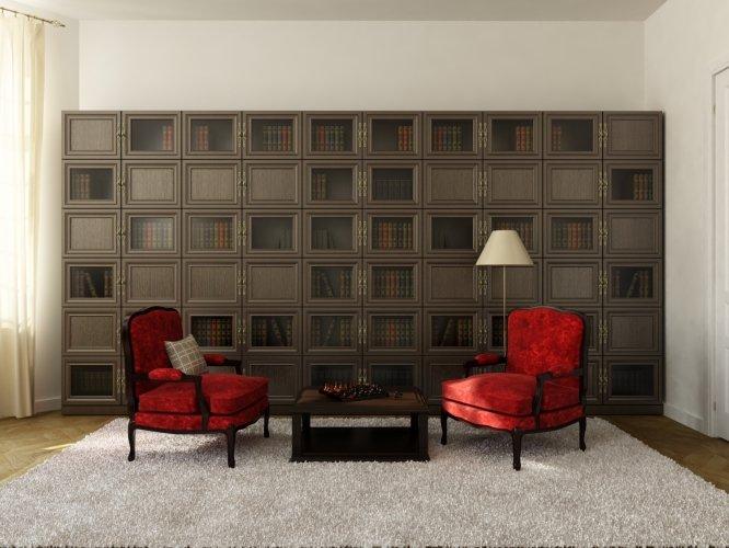 Книжный шкаф Венди-38 вариант 2