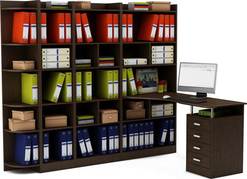 Стол-стеллаж Маунт-28643 вариант 4