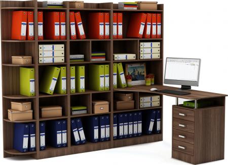 Стол-стеллаж Маунт-28643 вариант 4