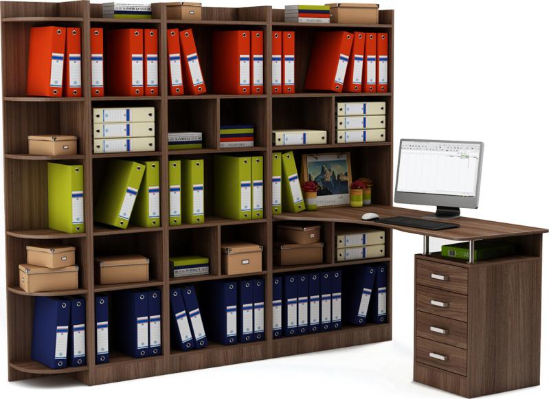 Стол-стеллаж Маунт-28643 вариант 5