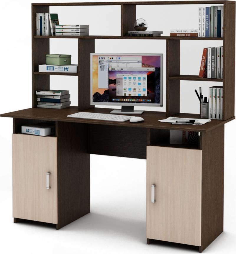 Письменный стол Нео-6 с надстройкой вариант 4