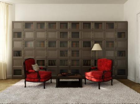 Книжный шкаф Венди-47 вариант 1