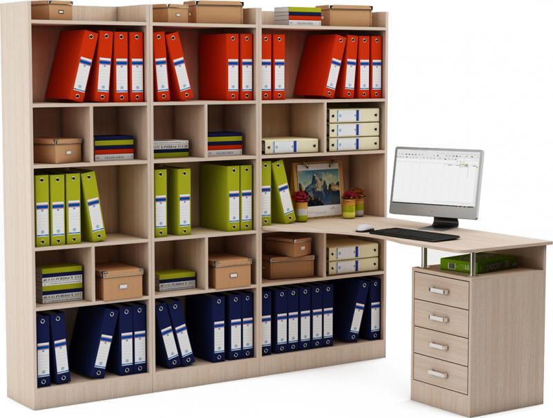 Стол-стеллаж Маунт-2866 вариант 1