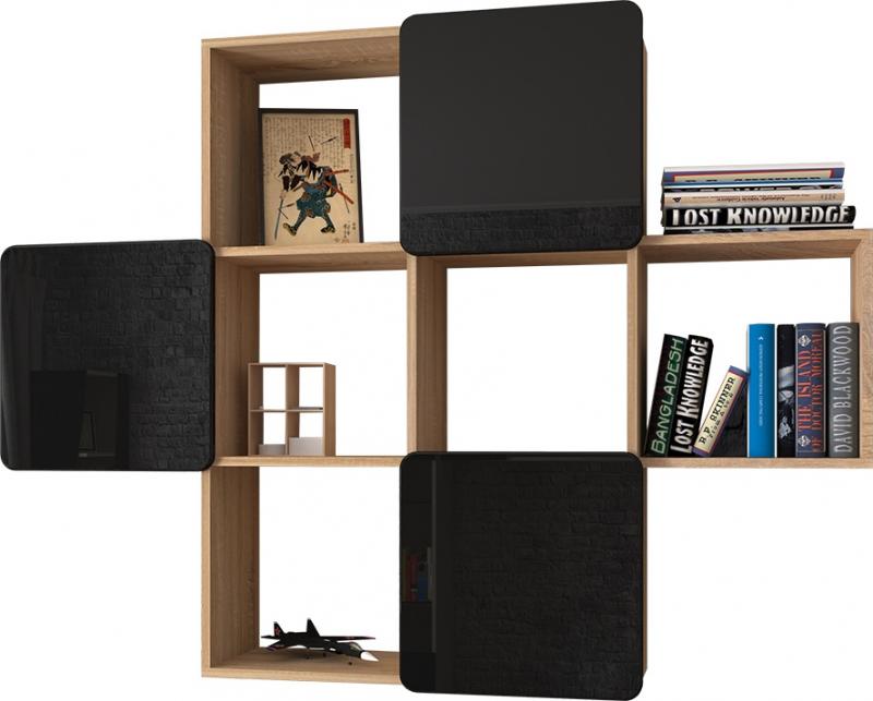 Полка для книг Лайн-4 вариант 1