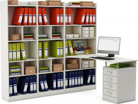 Стол-стеллаж Маунт-2866 вариант 2