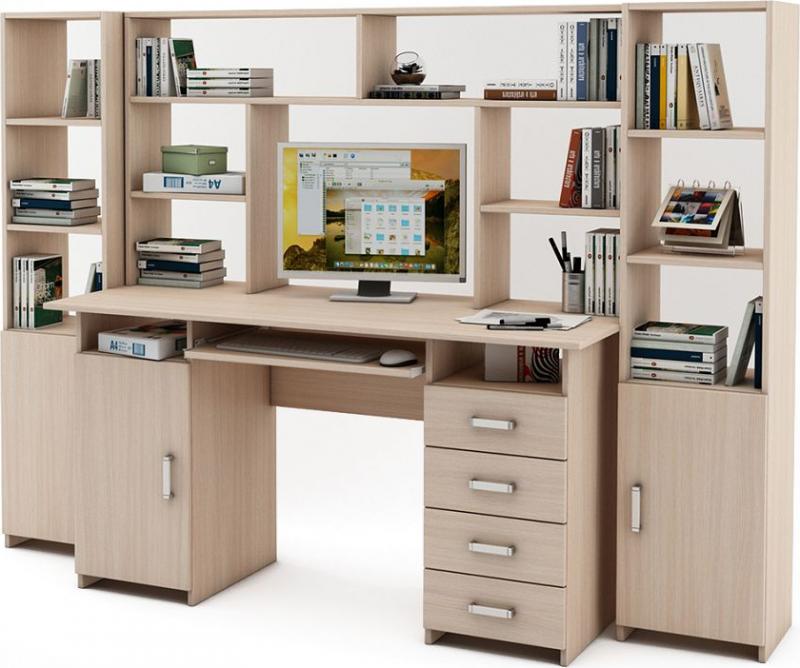 Уголок школьника Нео-7К с надстройкой вариант 1