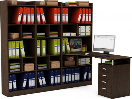 Стол-стеллаж Маунт-2866 вариант 3