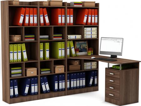 Стол-стеллаж Маунт-2866 вариант 4