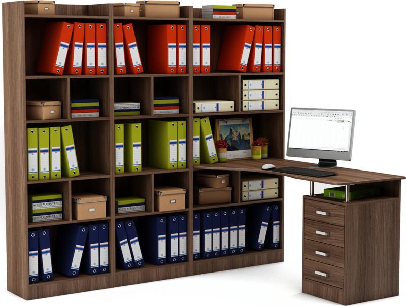 Стол-стеллаж Маунт-2866 вариант 5