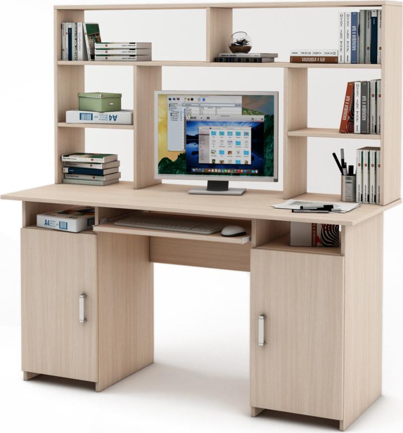 Письменный стол Нео-6К с надстройкой вариант 1