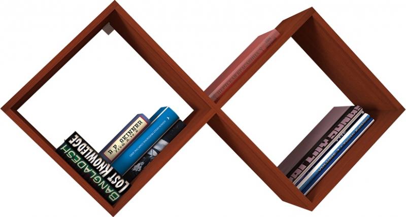 Полка для книг Лайн-5 вариант 1