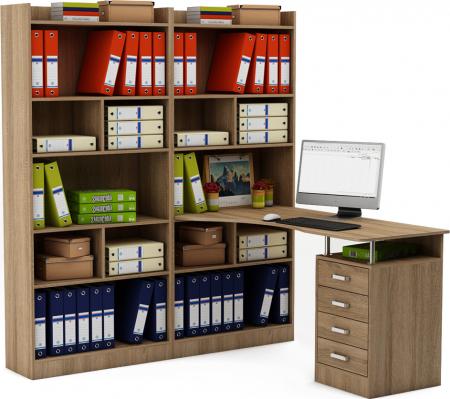 Стол-стеллаж Маунт-288 вариант 1