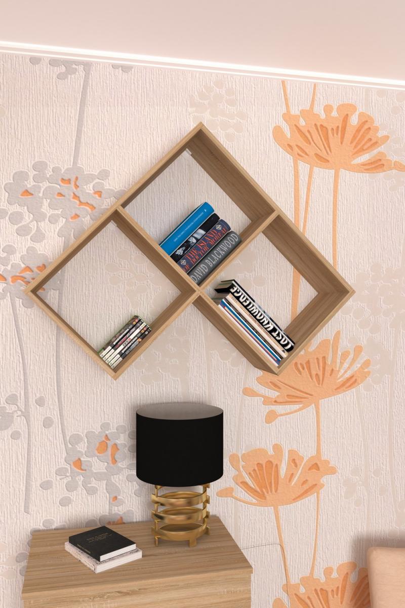 Полка для книг Лайн-6 вариант 3