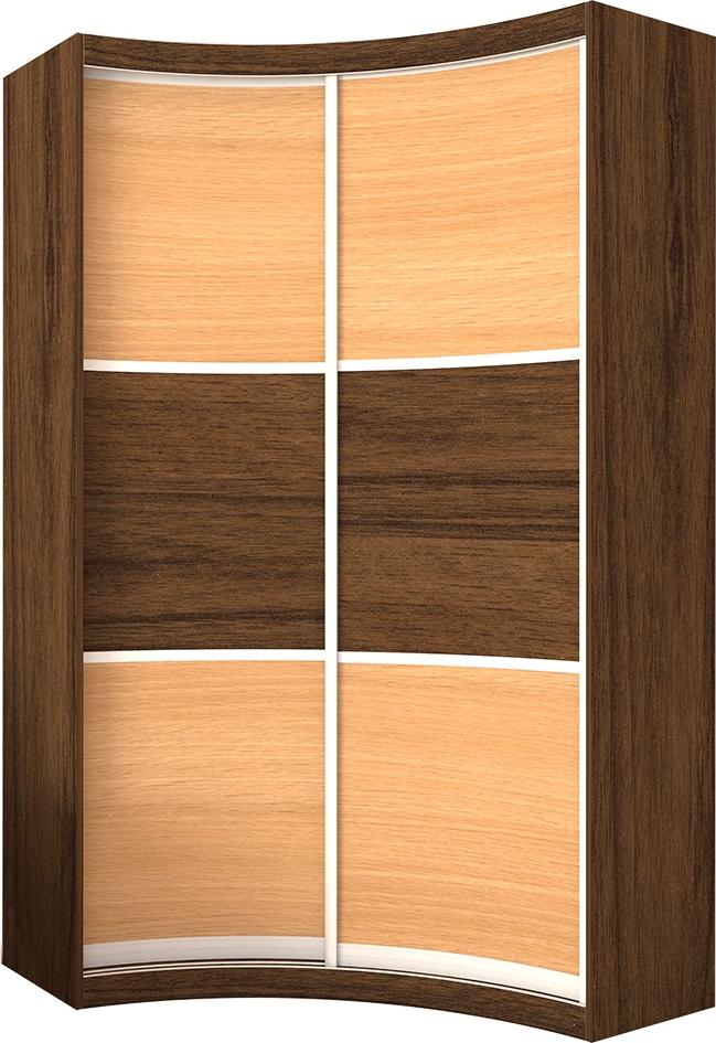 Радиусный шкаф-купе Лайн-8 вариант 1