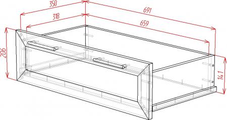 Комод Телия-6 вариант 3