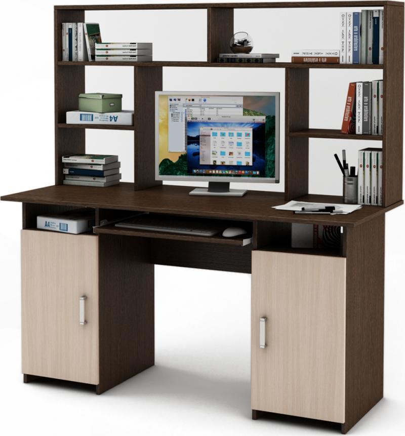 Письменный стол Нео-6К с надстройкой вариант 4