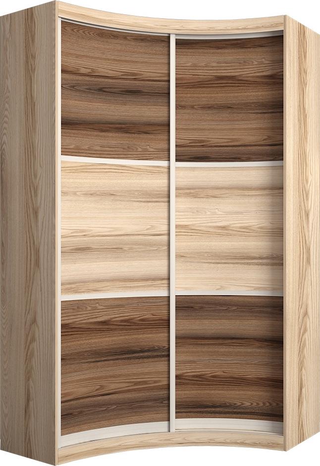 Радиусный шкаф-купе Лайн-9 вариант 1