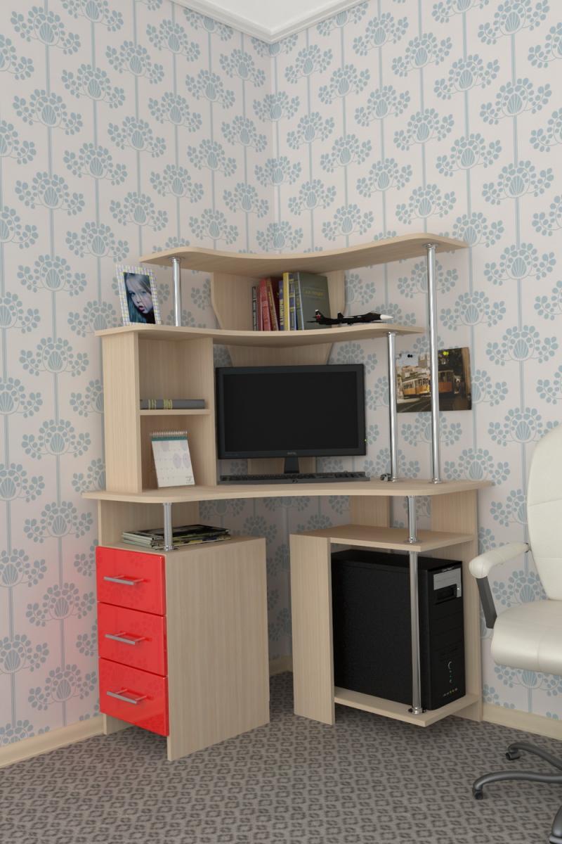 Компьютерный стол Лайн-4 вариант 9