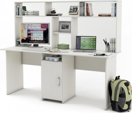 Письменный стол Нео-10 с надстройкой вариант 1