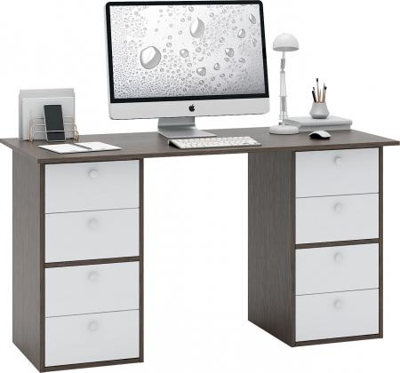 Стол двухтумбовый Прайм-60 вариант 1