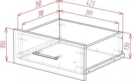 Комод Омега-19 вариант 3