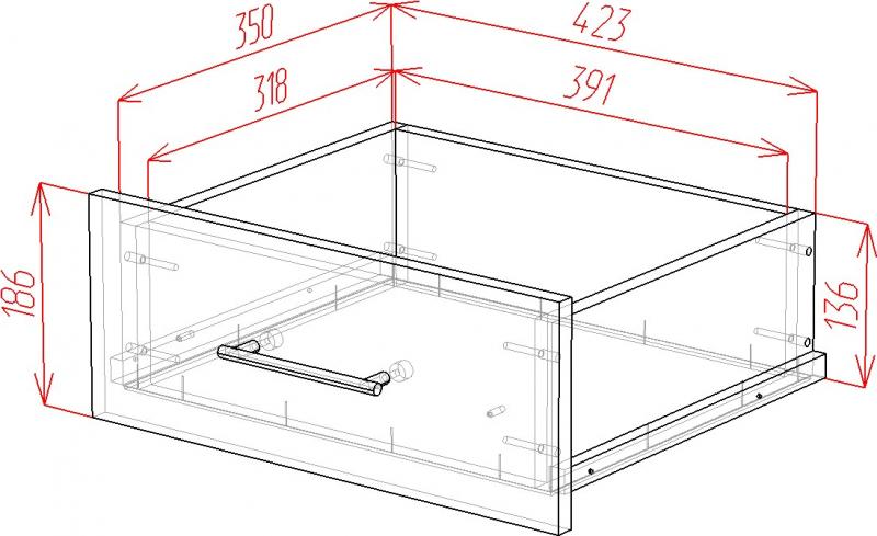 Комод Омега-19 вариант 4