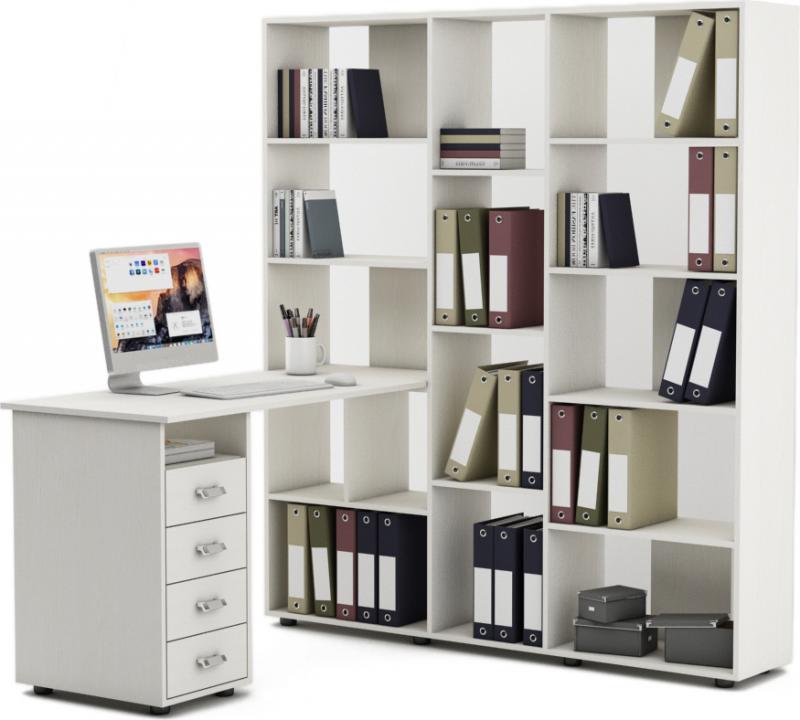 Стол-стеллаж Женева-4 вариант 1