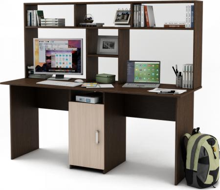 Письменный стол Нео-10 с надстройкой вариант 3