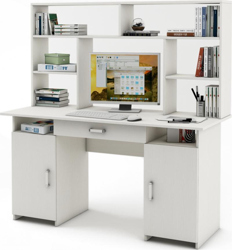 Письменный стол Нео-6Я с надстройкой вариант 2